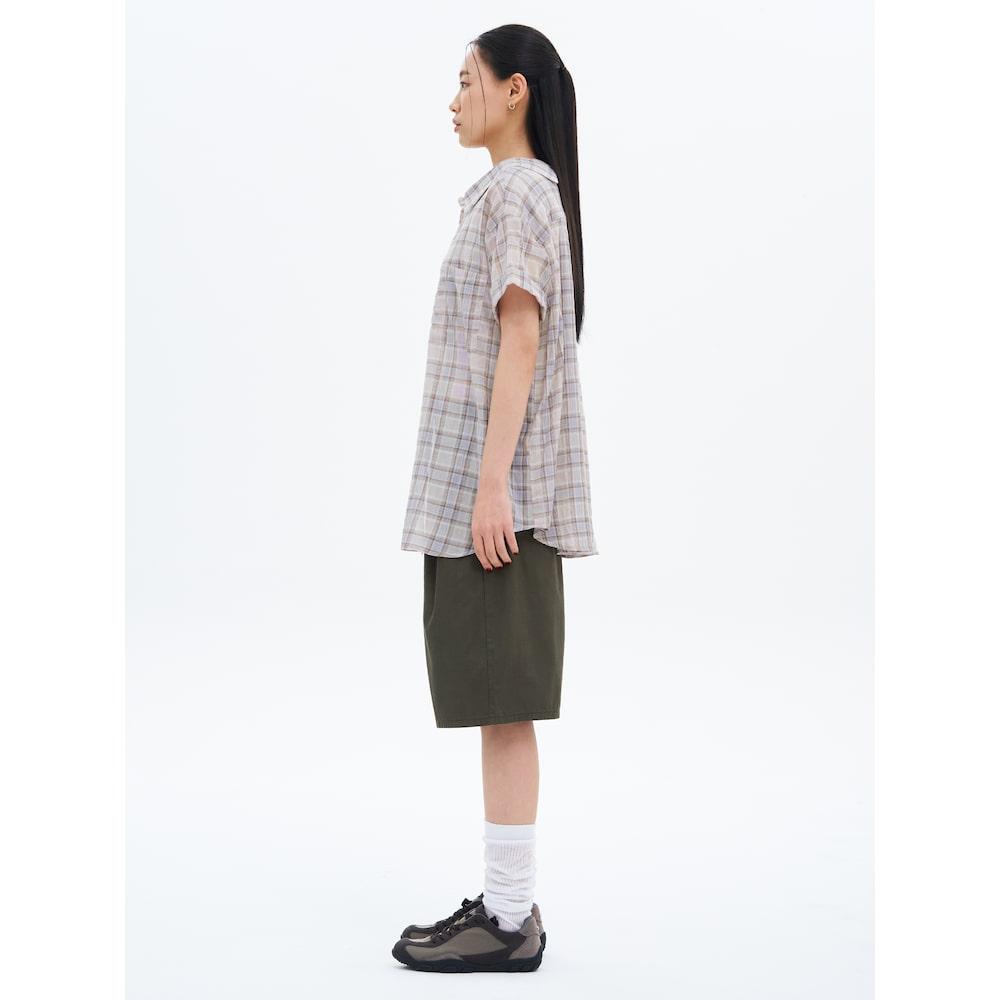 8SECONDS Cotton Washed Bermuda Shorts Khaki
