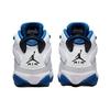 Air Jordan 6 Rings White Dark Marina Blue Men Sneakers Black 322992-114