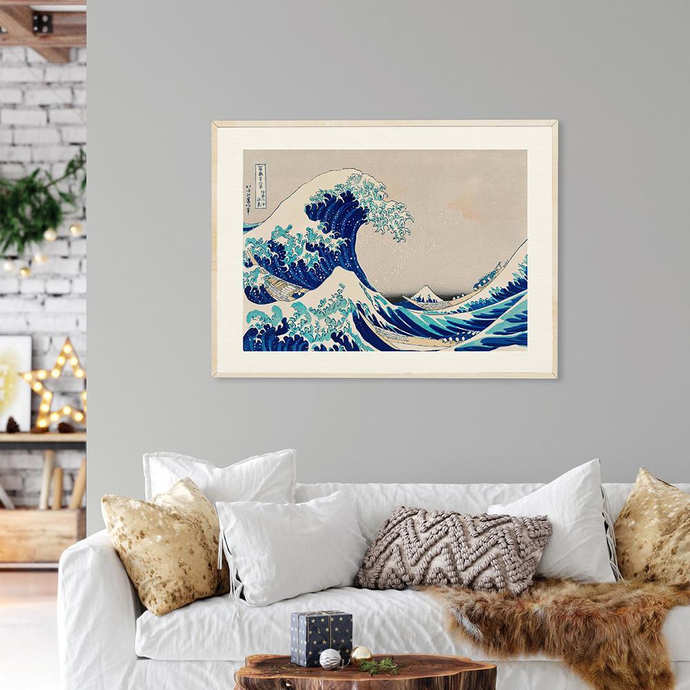 Japanese Gallery Wall Art Poster Set Print Woodblock Retro Katsushika Poster Kanagawa Great Wave Canvas Painting Room Home Decor