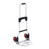 Folding Hand Truck, 176 Lbs Load Capacity, Aluminum Portable Cart, Convertible Hand Truck and Dolly with Telescoping Handle and Rubber Wheels, Ultra