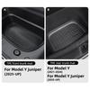 For Tesla Model Y 2025 Juniper Launch TPE Car Front Rear Trunk Mats Anti-slip Pads All Weather Waterproof Accessories