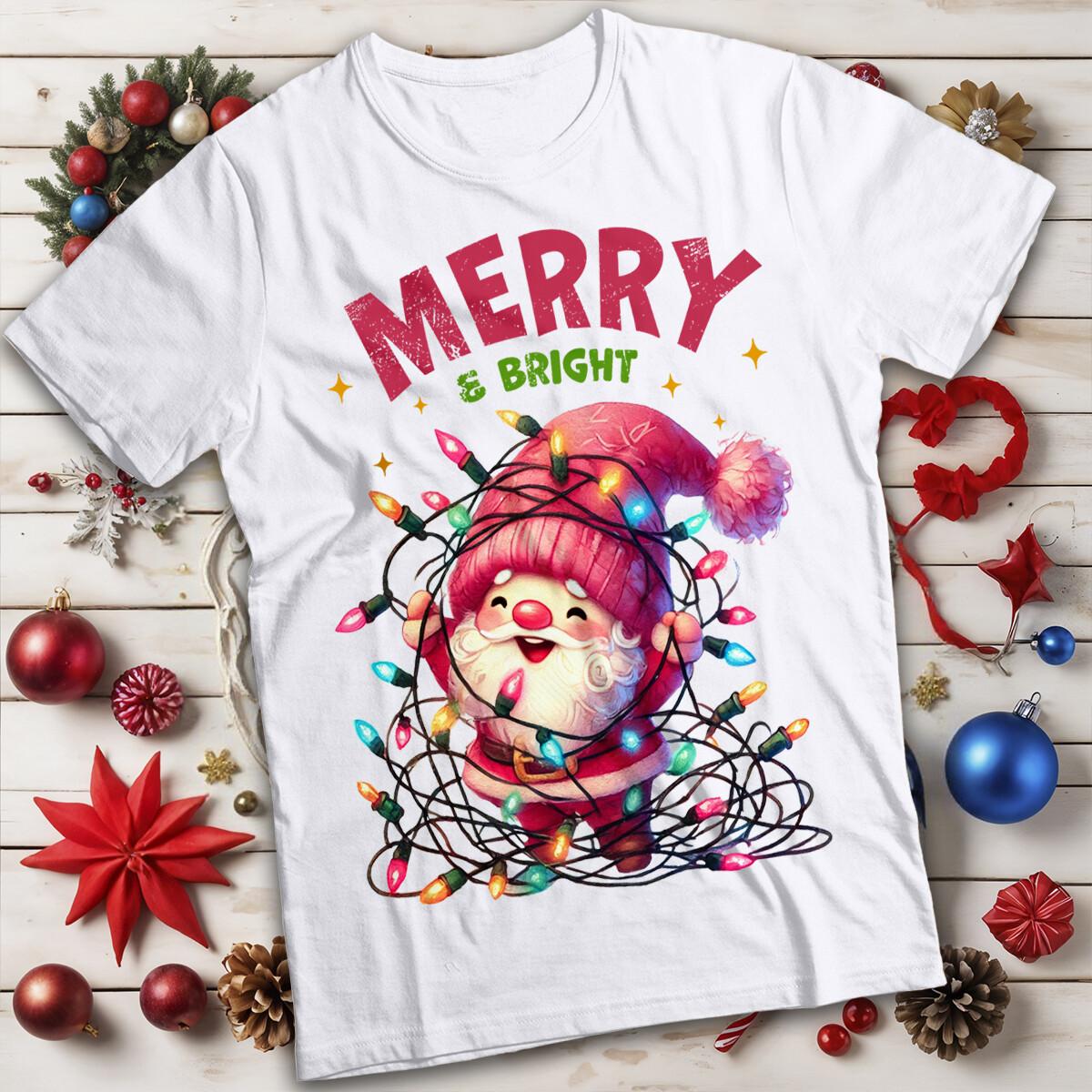 

Funny Ugly Mens and Womens Santa Christmas T-Shirt Tee #MC M
