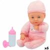 Baby Doll Colorbaby 22 X 32 X 9.5 Cm 6 Units