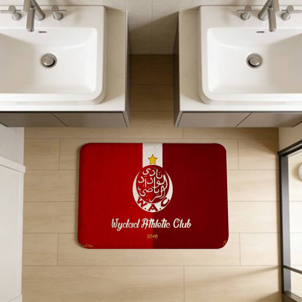 Wydad Athletic Club Floor Mat Retro Multiple Choice Living Room Kitchen Rug Non-Slip Modern Home Decor