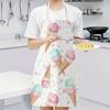 1pc Large Solid Color Background Romantic Heart Pattern Apron, Home Decoration Kitchen Wear, Sleeveless Durable Washable Unisex Cooking Apron,