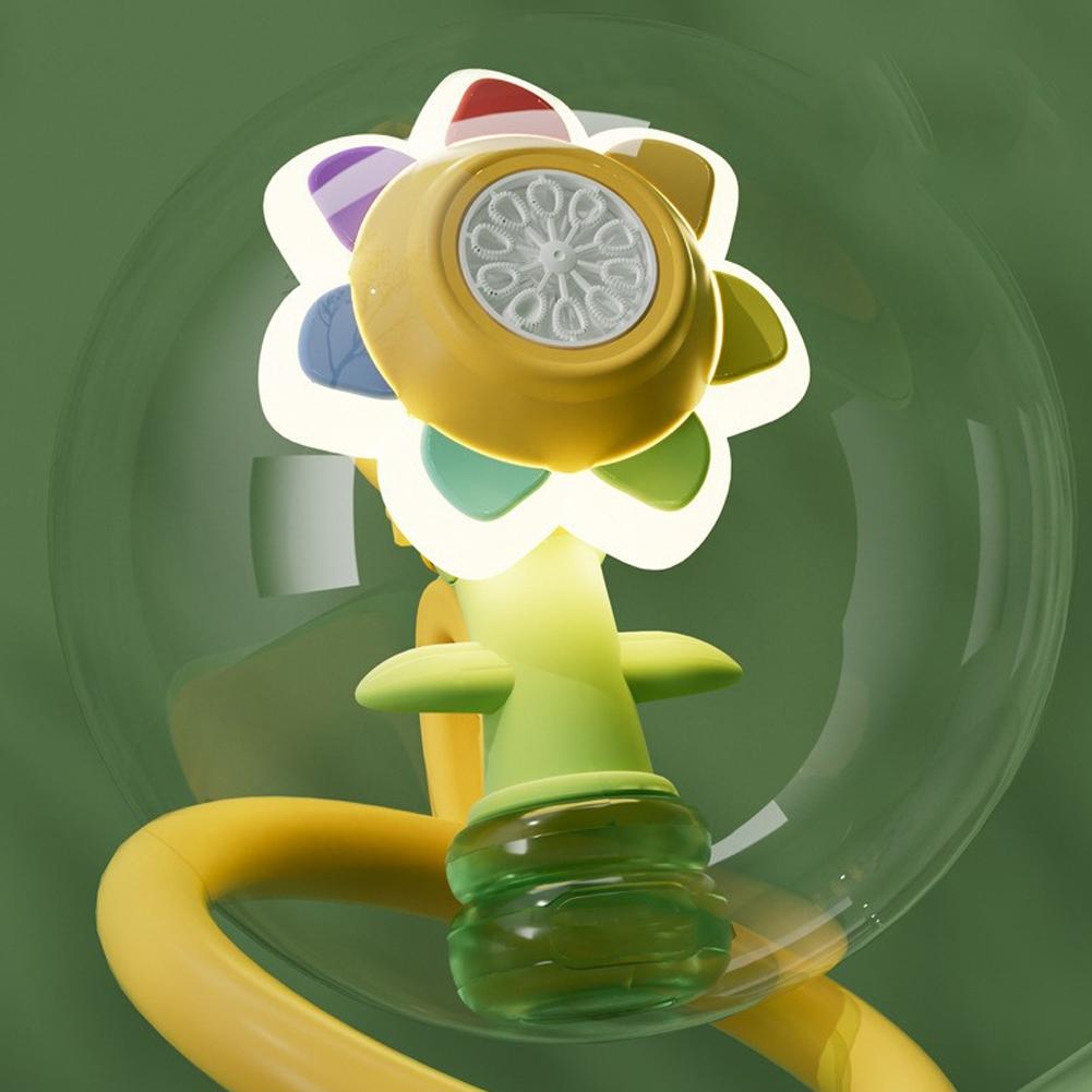 

Машина Пузырь Игрушка Электрический Автоматический Подсолнух Качающая Голова Регулировка Свет Танцующие Автоаксессуары