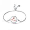 Edelstahl Lebensbaum Aromatherapie Armband - Verstellbar, Öffnungsbares Magnetdesign für ätherische Öle
