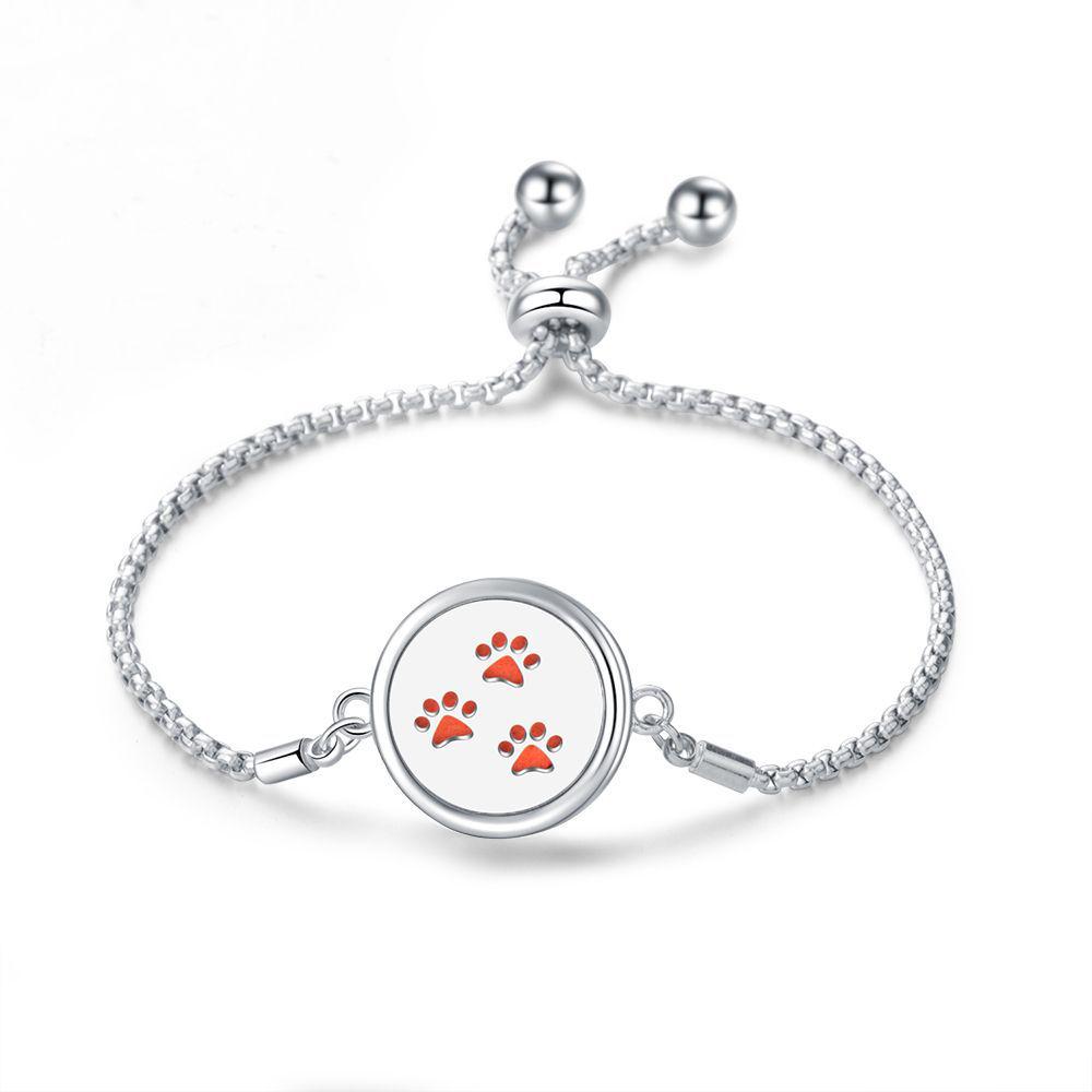 Edelstahl Lebensbaum Aromatherapie Armband - Verstellbar, Öffnungsbares Magnetdesign für ätherische Öle