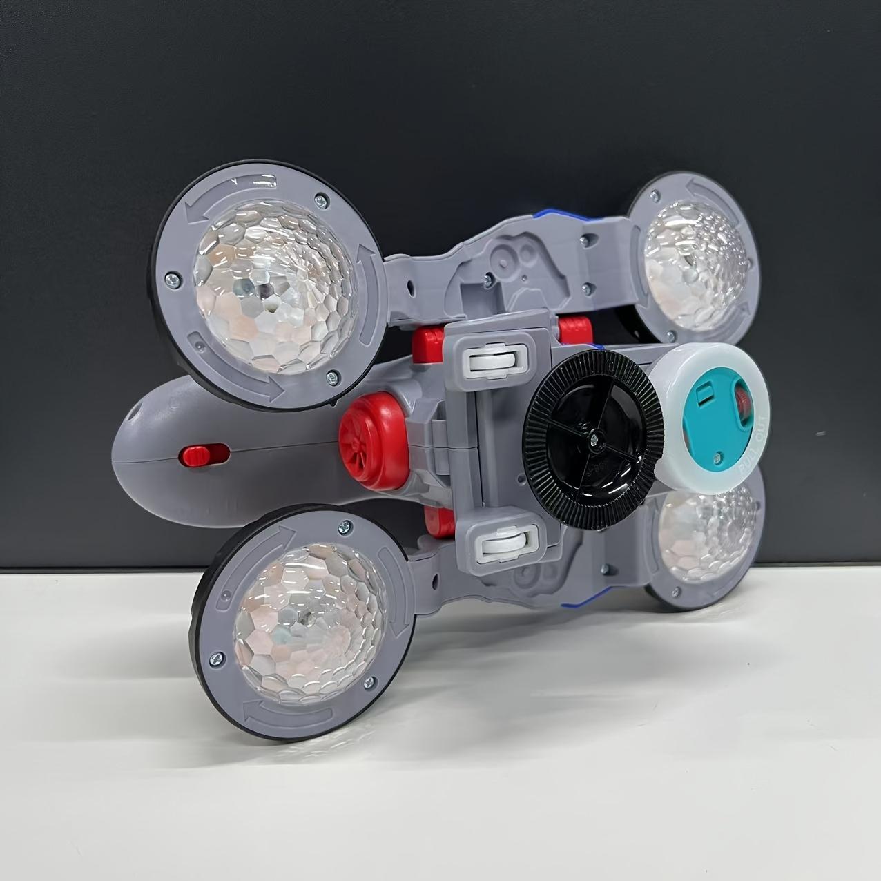 

Трюковая вращающаяся модель мотоцикла, универсальная электрическая игрушка, вращение на 360°, приятная музыка, безопасный АБС-материал, не включая батарейки и, Рождество, Stunt Motorcycle