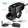 Motorcycle USB Charger PD & Quick Charger 3.0 QC3.0 Fast Charging USB Port QC3.0 Fast Charging PD Quick Charger 3.0 For