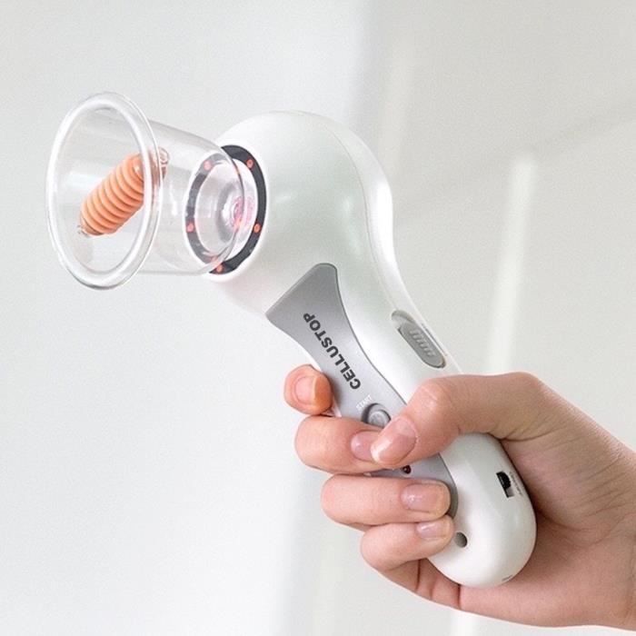 CELLUSTOP Appareil AntiCellulite par Aspiration - Dispositif Aspirant - Massage sous-Vide par Ventouse - Masseur Anti-Cellulite Su