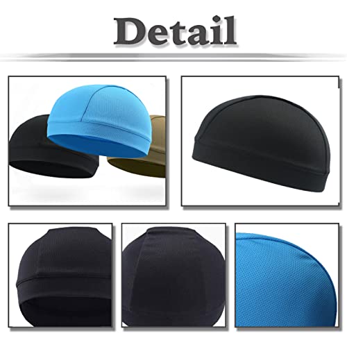 WHITE FANG Inner Beanie Cap Mesh Cap Sweat Absorbent Quick Drying Men's CA467 (Gray)