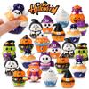 10Pcs Halloween Cartoon Squeeze Stress Relief Toys for Halloween Party Favors Birthday Gifts Schools Rewards Goodies Fillers