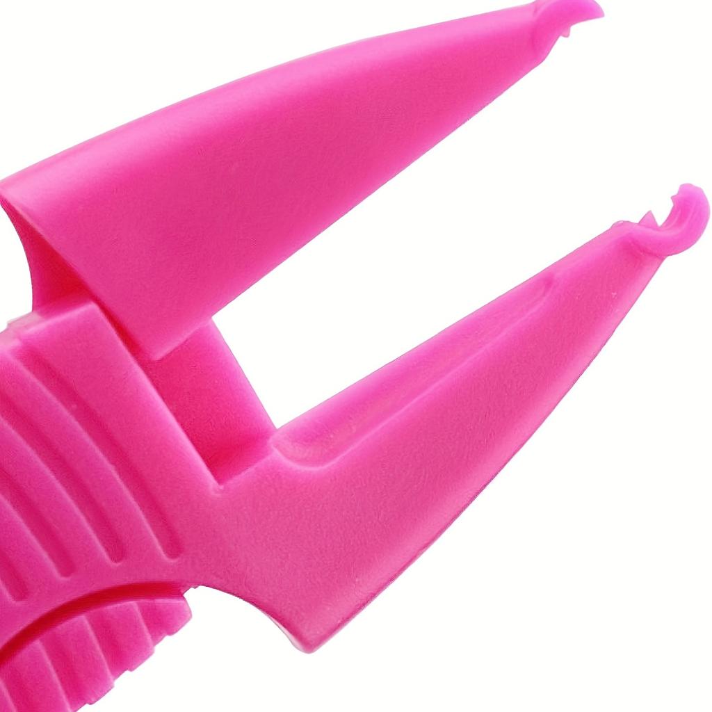 2 Pieces Earthworm Holder Knife Mini Red Worm Holder Earthworm Tool 11.5cm 17g Plastic Clip