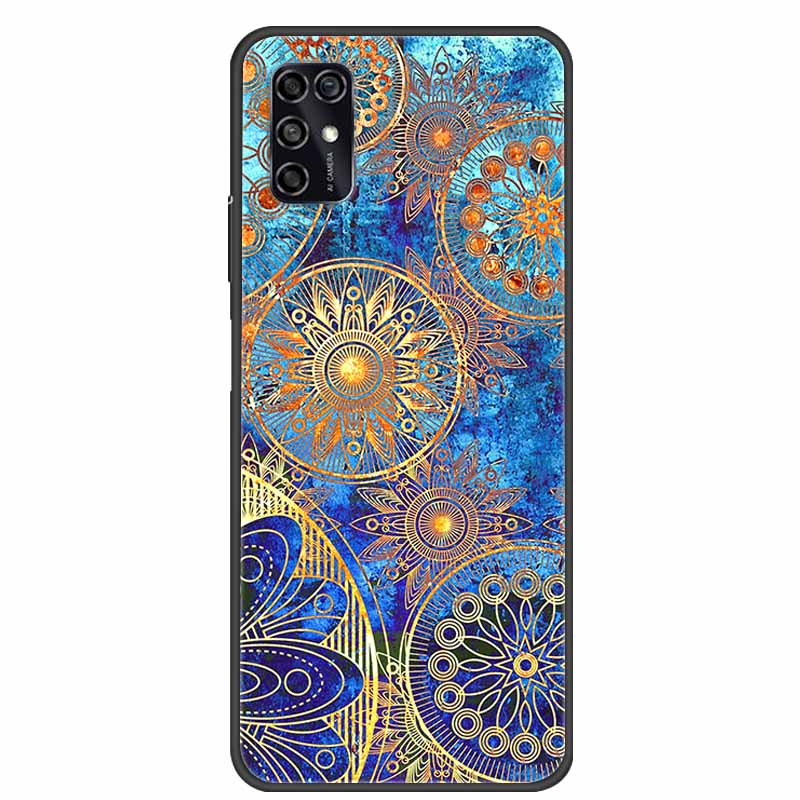 For ZTE Blade V2020 Smart Case Black Bumper Silicon TPU Soft Phone Cover Case For ZTE Blade V20 Smart 8010 Funda Cartoon Coque