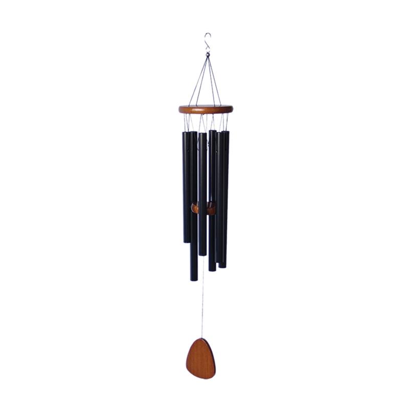 Large Wind Chimes with 6 Aluminum Thicken Tubes Melody Memorial Wind Chimes Outside Decoration Wall Hanging Wind Chime