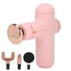 Massage Gun Rechargeable Soreness Pain Relief Deep Tissue Vibration Electric Muscle Massager (Pink)