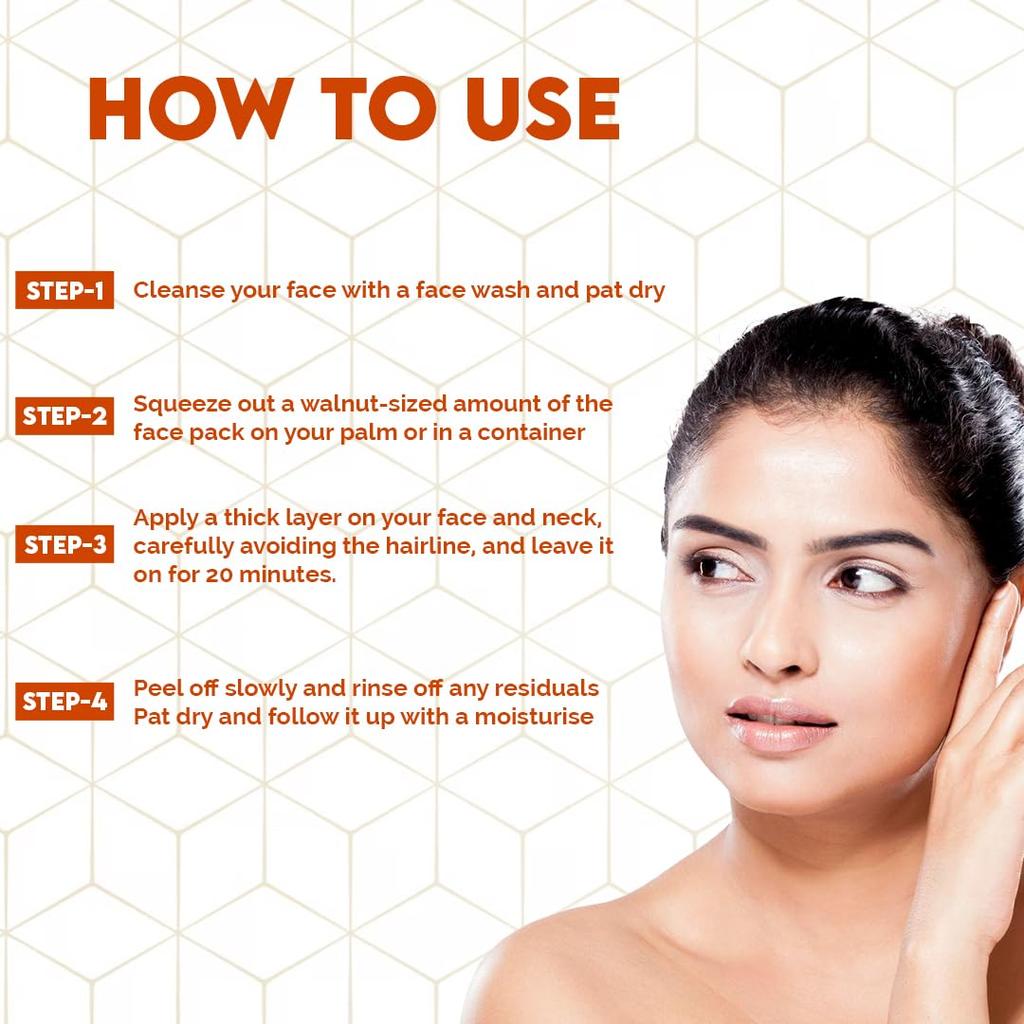 Jovees Herbal Apricot Honey Peel Off Mask 100g For Pore Tightening Skin Nourishment Radiant Complexion All Skin Types Paraben Free Alcohol Free