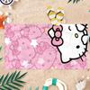 Hello Kitty Cartoon Beach Towel Quick Dry Microfiber for Travel Pool Bathroom