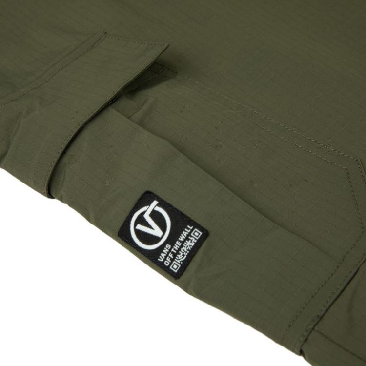 Vans Casual Tapered Woven Pants Men Bottoms Army-Green VN0A54IXKCZ