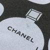 Chanel Pop Multi-Design Fashion Accessory Large Format Scarf Silk Black