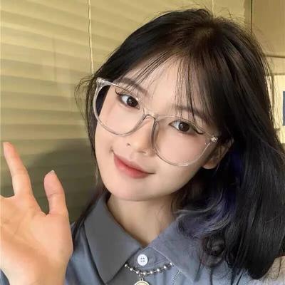 Round Frame Eyewear Anti-blue Light Transparent Computer Glasses Retro Short-sighted Myopia Glasses Men Women Optical Eyeglass