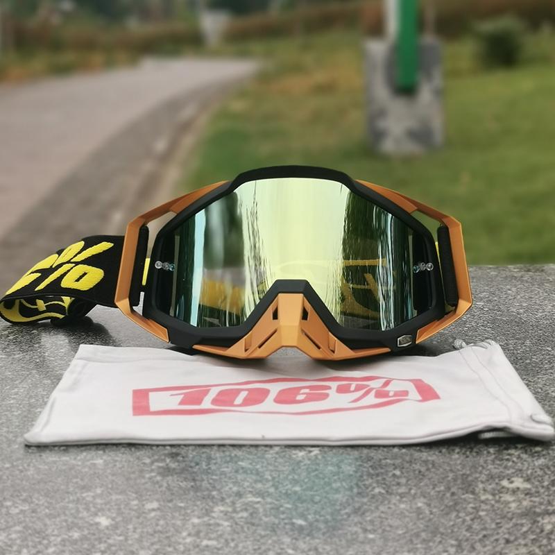 106% Motorcycle Glasses Goggles Motocross Goggles Helmet MX  Dirt Bike ATV Ski Outdoor Sports Glass Scooter Cycling Sunglasses