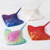 14Cm 3D Printed Manta Ray Q-Version Flexible Toy Cute Marine Creature Creative Style Adult Stress Relief Desktop Decoration
