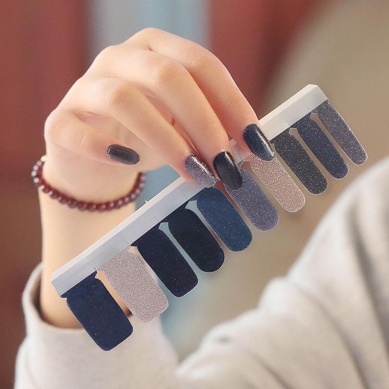 20 Nail Polish Film Full Stickers Korean UV Nail Stickers Waterproof Nail Stickers Nail Polish