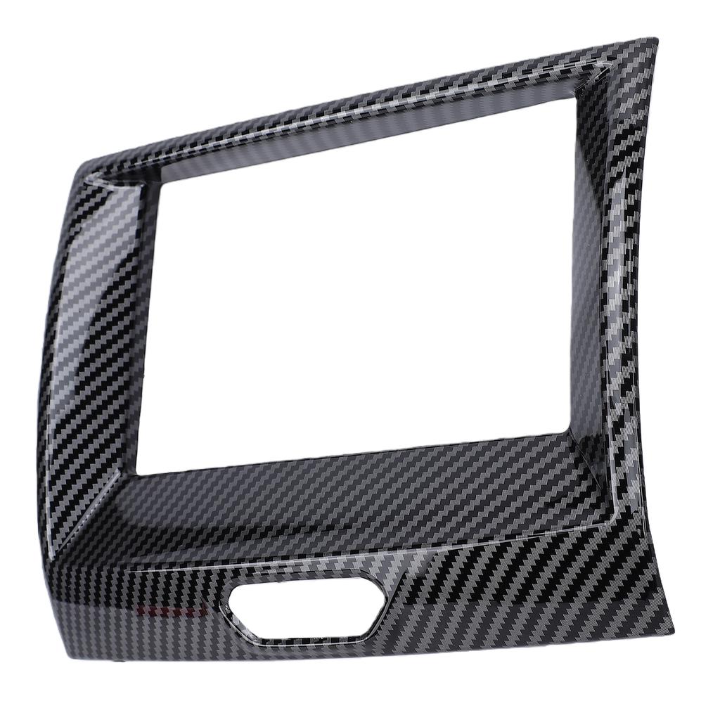 Central Control Navigation GPS Radio Panel Trim Replacement for Ford Ranger 2015 2022 Carbon Fiber Style