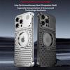 R-JUST RJ64 For iPhone 16 Pro Max Magnetic Case Aluminum Alloy Perfume Cooling Phone Cover with Rotating Kickstand