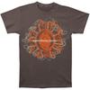 Men's A Perfect Circle Orange Octopus 2011 Tour T-shirt  Gray