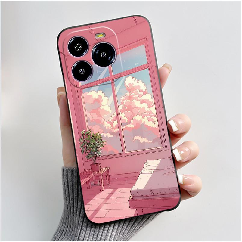Per Oukitel C65 Pro OukitelC65Pro OukitelC65 C65Pro Estetica Lusso Carino Cool Ragazzo Ragazza Cover Posteriore per Telefono Copertura in Silicone Morbido TPU