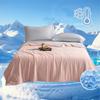 Cooling Blanket for Bed Soft Cooling Comforter with Double Sided Cold & Cooling Fabric Lightweight Summer Air Condition Quilts