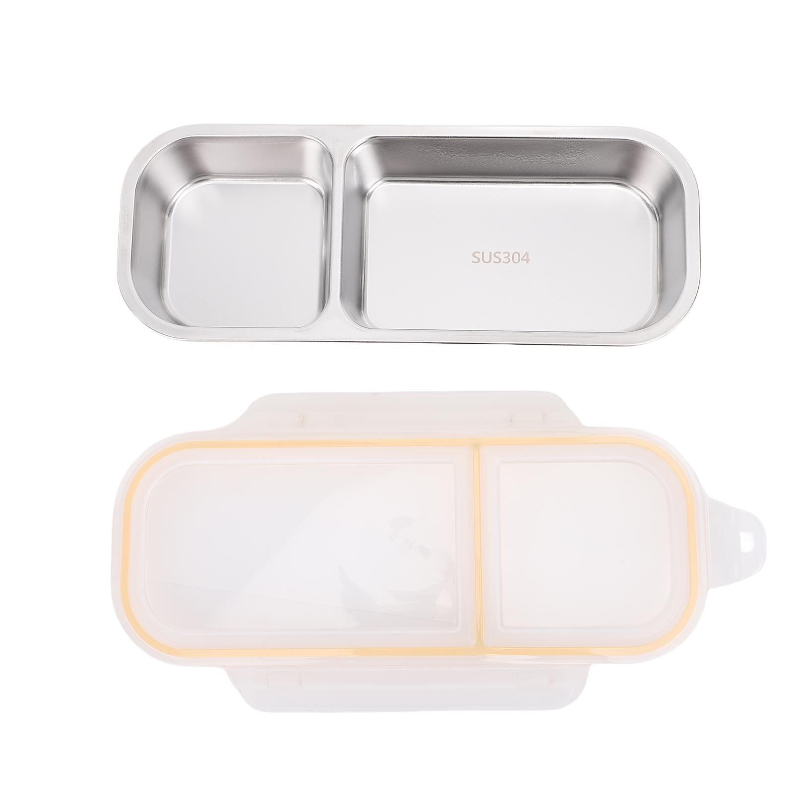 Ланч-бокс из нержавеющей стали для взрослых многосекционный контейнер для приготовления еды для кемпинга на открытом воздухе и диеты 700ml 1398₽