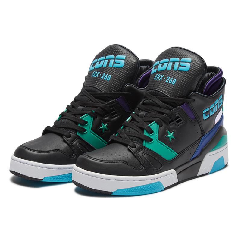 DON C x Converse ERX 260 Mid Jewel Comfortable Casual Mid-Top Vintage Basketball Shoes Unisex Black & White