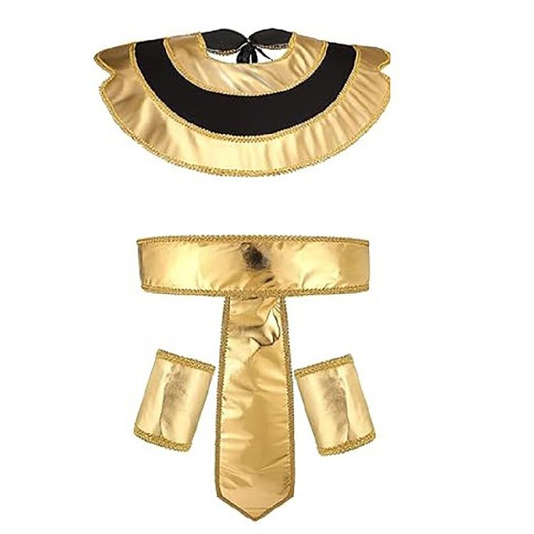 Egyptian Pharaoh Headpiece Wristbands Egyptian Hat Egyptian Costume Accessories