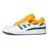 adidas Tênis Masculino Forum Low Premium Branco Laranja Crew Teal Branco Nuvem Teal Selvagem FY4970