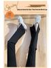 Women's Flared High Waist Bell Bottom Trousers - Casual, Loose, Wide Leg with Spring/Autumn Slit Drape.