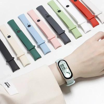 2PCS Sport Strap For Xiaomi Mi Band 9-8-NFC Replacement Miband9 Silicone Bracelet Waterproof Watchbands Correa Xiaomi Mi Band 9