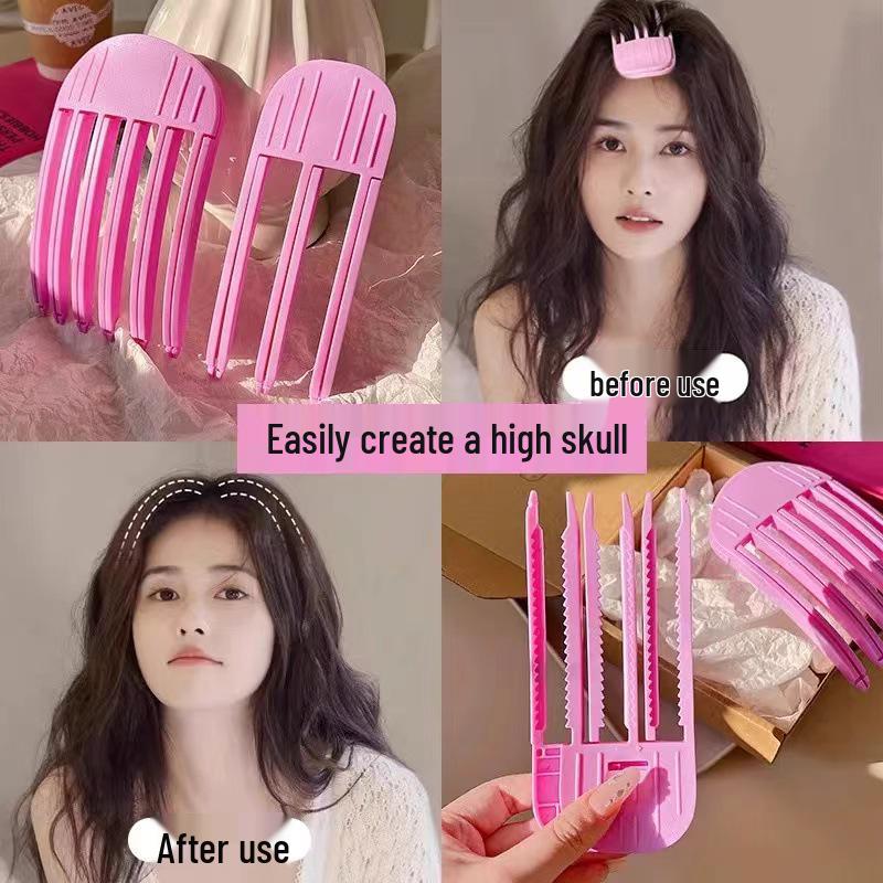 Hřeben pro tvarování vlasů na temeni a klip pro nadýchanou ofinu - Bezchybně tvaruje kořínky pro líné dny