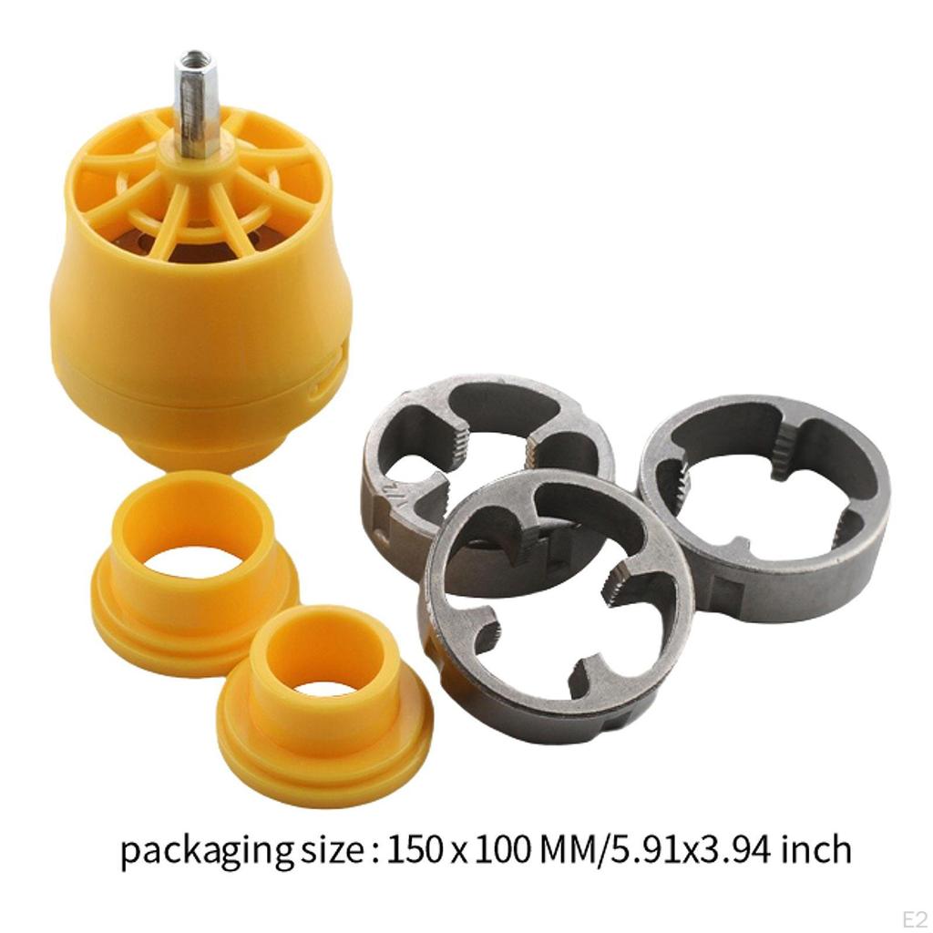 Thread Maker Tool Kit Pipe Threader Plumbing Tools, High Performance Easy To Use Round