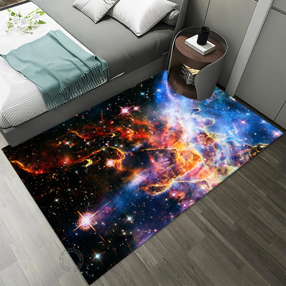

Naked Eye 3D Earth Planet Pattern Carpet For Living Room Bedroom Door Mat Bath Leisure Home Decor 40x60cm