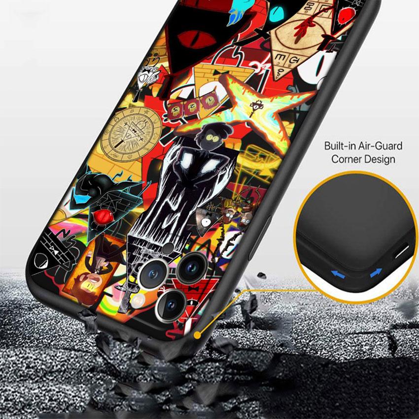 BF63 G-Gravity F-Falls Soft Shell Phone Case for iPhone SE X XS XR 11 16E 17 Pro Max Air 8 7 6 6s Plus