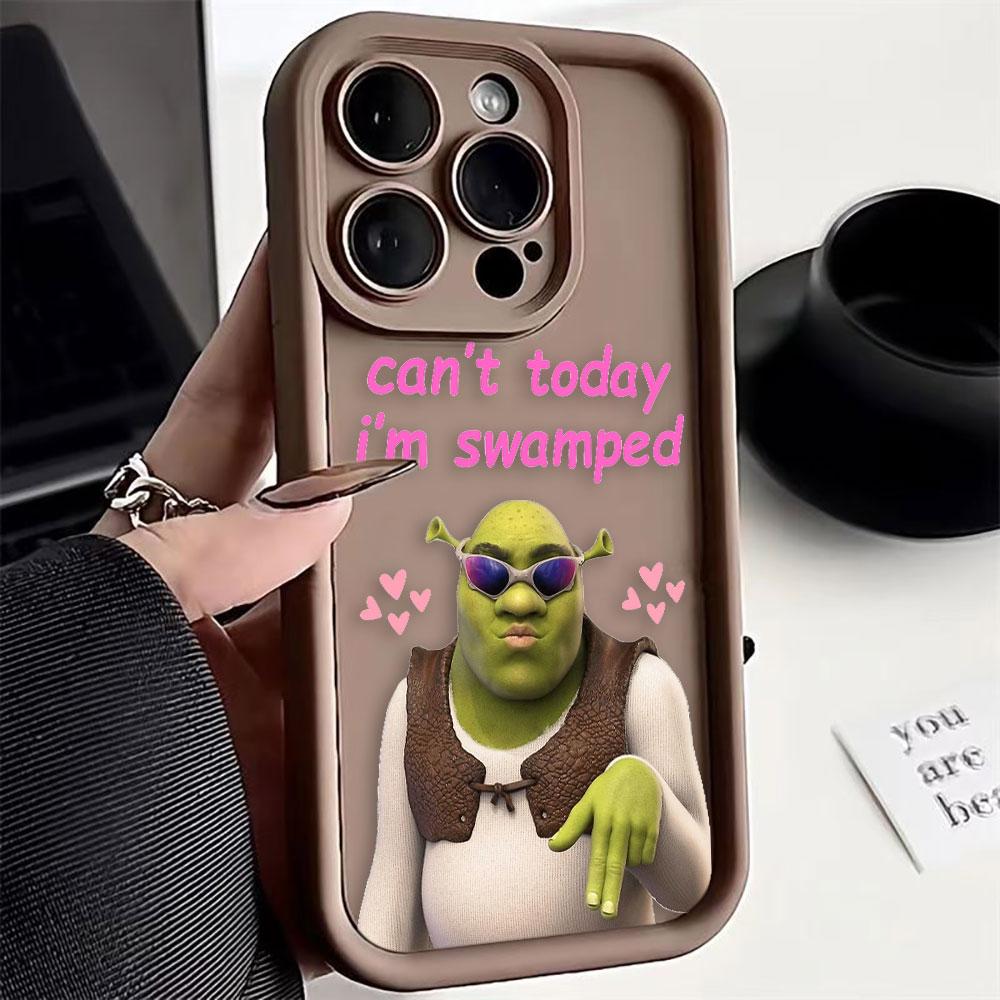 Funny Movie Shrek Phone Case For Iphone Apple 17 AIR 16 16E 11 12 13 14 15 XR Plus Pro Max Silicone Case Funda DIY Shell Cover