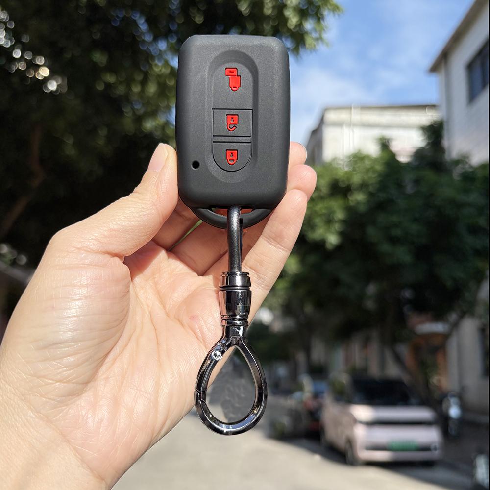 Schutz für Schlüsselbund für Nissan Pathfinder R51 NV200 Tiida Qashqai X-trail Micra Kashkay Hülle Zubehör Auto Schlüsselhülle Abdeckung Fob