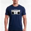 Ghetto Blaster Tshirt Summer Casual Cotton Tee Oversized Streetwear Tops Vintage Graphic Print Loose Fit Short Sleeve