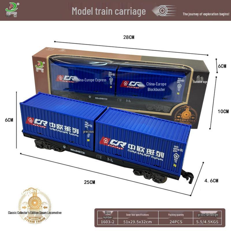 Retro Zestaw Torów Kolei Parowej - Elektryczna Zabawka dla Dzieci
