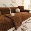 1PC Plush Sofa Cushion Winter Warm Dust-proof Universal Sofa Cover Cloth Towel Cream Style Thicken Pet Mat for Living Room Dcor