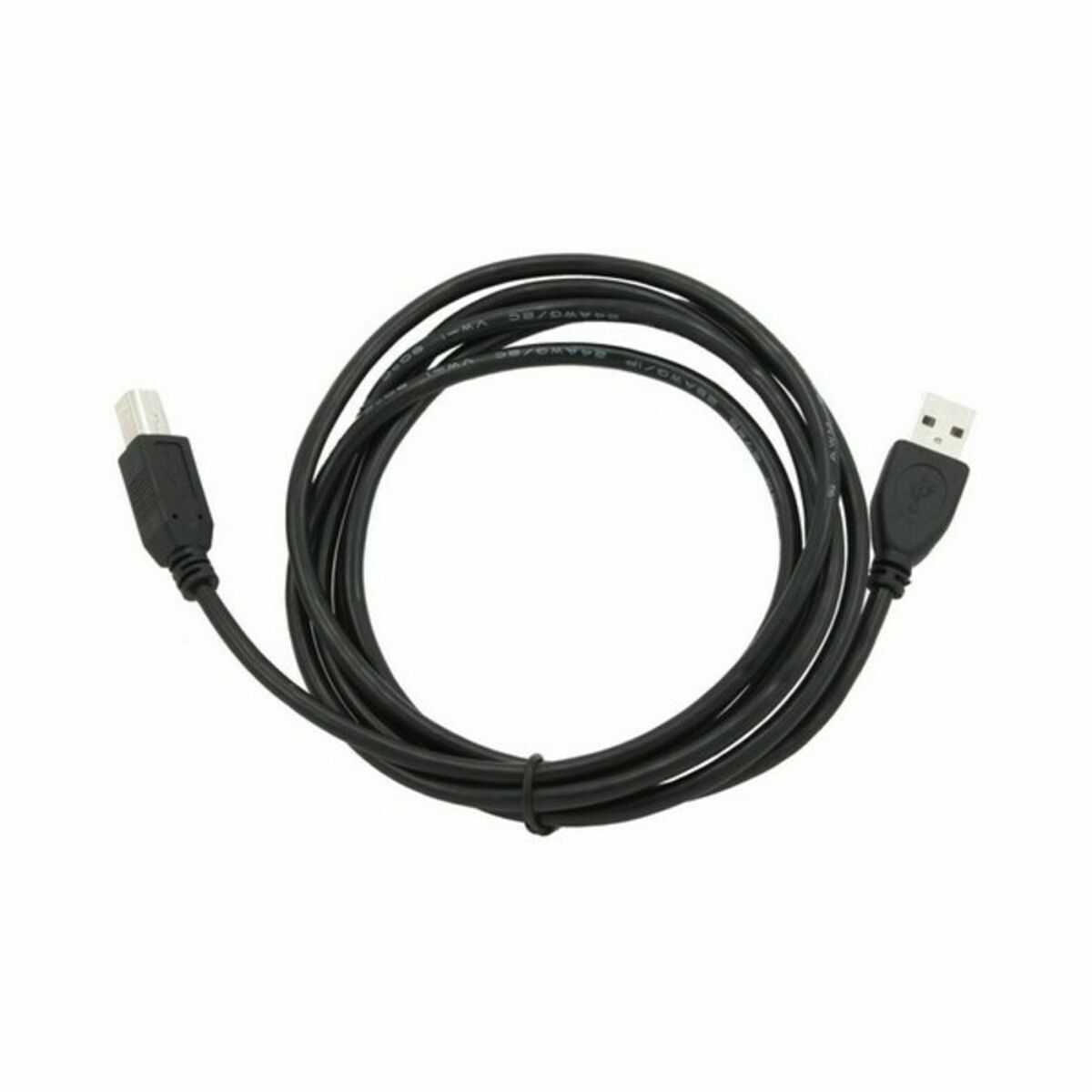 

Кабель USB 2.0 A — USB B GEMBIRD CCP-USB2-AMBM-6 (1,8) Чернить